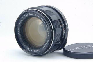 Pentax Takumar 50mm F1.  4 M42 Lens[rare 8 Element Excellent] From Japan