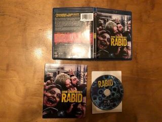 Rabid Blu Ray Scream Factory Rare Slipcover David Cronenberg Collector 