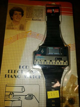 Ultra Rare Made in Hong Kong Piano Watch w Keyboard 3