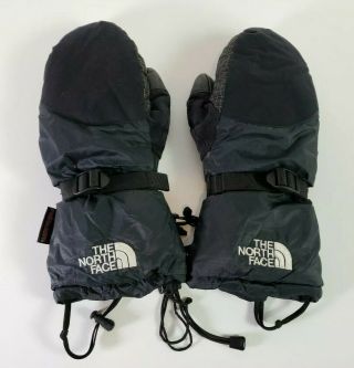 Vintage The North Face Primaloft Leather Gloves Mittens Rare Unisex Sz Medium
