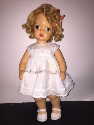 Darling Vintage 1950s 16” Terri Lee Doll Honey Blonde