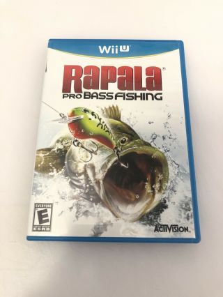 Rapala Pro Bass Fishing (nintendo Wii U,  2012).  Complete.  Rare.