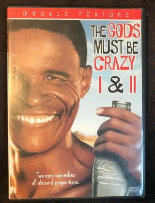 The Gods Must Be Crazy 1 & 2 - (dvd,  2004,  2 - Disc Set) - Rare And Out Of Print