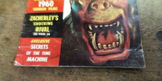 FAMOUS MONSTERS of FILMLAND 6,  1960 KING KONG HORROR issue / RARE 2