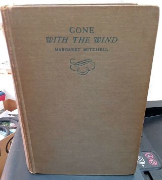 Book - Fiction - Antiquated - Collectible - Gone With The Wind - 1936 Edition