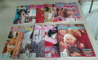 12 Vintage Barbie Bazaar Magazines January 1997 - December 1998 Complete