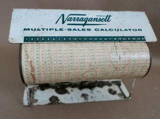 Antique Narragansett Beer Multiple Sales Calculator,  Cranston,  Ri,  Hi Neighbor