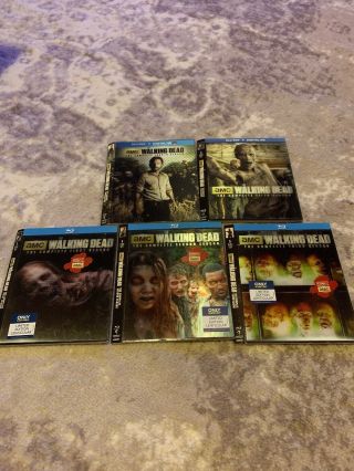 The Walking Dead: Best Buy Lenticular Slipcover Set Seasons 1 - 5 Rare Htf