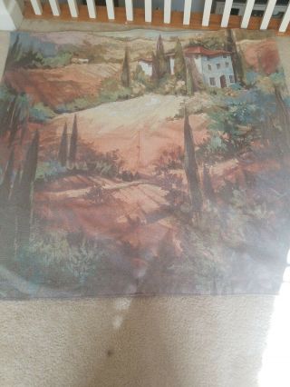 Vintage Wall Hanging Large Scene Tapestry
