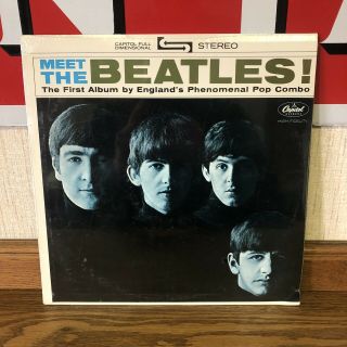 Rare 1975 Meet The Beatles Lp St 2047 Apple Records Vinyl Nos Album