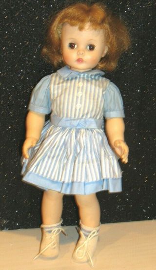 Vintage 1950s Madame Alexander Marybel Doll 15” W/lovely Outfit Doll