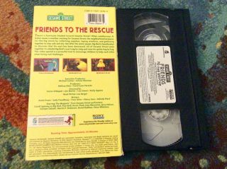 SESAME STREET “Friends To The Rescue” VHS 2005 BIG BIRD Very Good RARE 2
