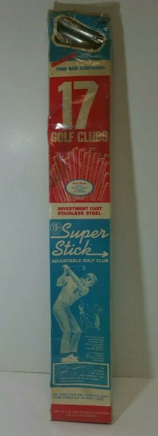Rare Vintage Stick Adjustable 17 In One Golf Club