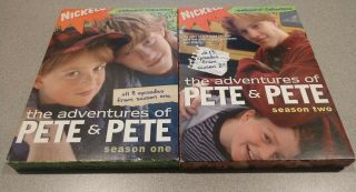 The Adventures Of Pete And Pete Season 1 & 2 Dvd Nickelodeon - Rare & Oop