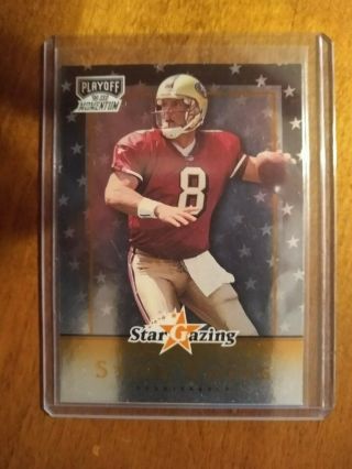 1999 Playoff Momentum Ssd Steve Young Sp Rare Star Gazing Gold 43/50 49ers