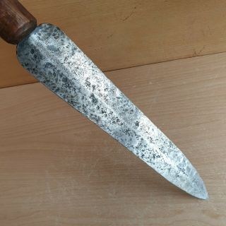 18 Old Rare Antique African Mangbetu,  Congo Namamble Knife Dagger Wood Handle 3