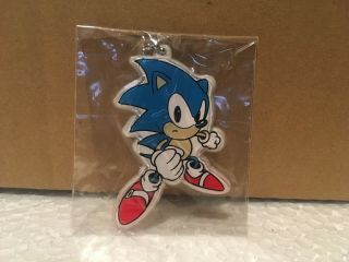 Rare Sonic The Hedgehog Keychain Figure Sega Japan 1990s Toy Retro Segasonic