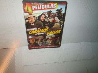 Cuatro Peliculas De Antonio Aguilar Rare Mexican Dvd Yegua Colorada Soy El Hijo