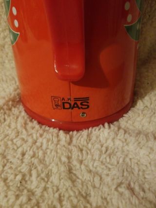 WAECHTERSBACH Thermal Carafe Christmas Tree Pitcher Rare Red 12 