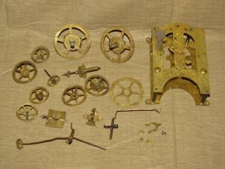 Antique Ansonia Movement Clock Parts