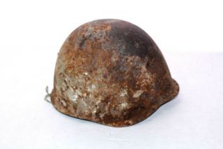Antique Rare Military Wwii The Steel Pot M1 Us Combat Helmet Vintage Collectible