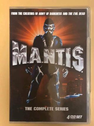 Oop M.  A.  N.  T.  I.  S.  Complete Series Dvd Rare 4 - Disc Sam Raimi Mantis Scratch