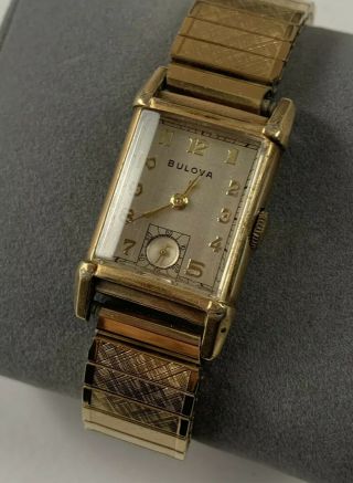 Vintage Bulova Gold Tone Watch