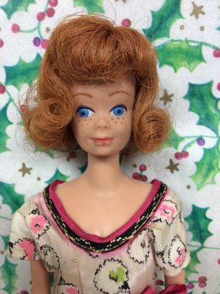 Vintage (1963) Midge Barbie,  Titian Redhead Doll,  11 1/2 Inch
