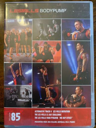 Les Mills Bodypump Release 85 Cd/dvd 2 Disc Set (instructor Kit) Rare