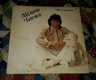 Alvaro Torres " Mujer De Nieve " Tropical Latin Pop Romanticas Rare Lp Vg,