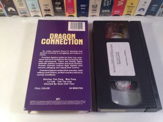 Dragon Connection Rare Martial Arts Kung Fu Action VHS 1980 OOP Tien & Mao Peng 2