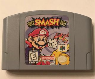 Authentic Smash Bros Nintendo 64 N64 Party Game Retro Brawl Melee Rare 5