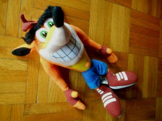 Crash Bandicoot 21cm (8.  26 ") Plush Toy Universal Studios Play By Play 2001 Rare
