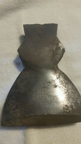 Rare Broad Head Axe/hatchet Stamped Kelly Quality /townley Quality Unexcelled