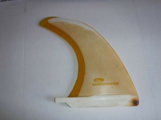 Vintage BoardWorks Longboard / Surfboard - Single Fin - 8 inch - Yellow Rainbow 2