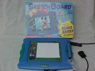 Rare Disney Sketch Board Studio Magic Artist Animation Station For Kids - Iob