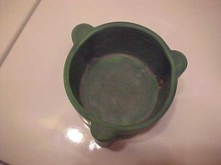 EARLY MATTE GREEN ARTS AND CRAFTS POTTERY RARE FORM 2