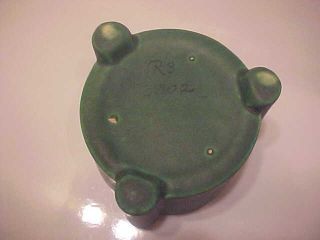 EARLY MATTE GREEN ARTS AND CRAFTS POTTERY RARE FORM 3