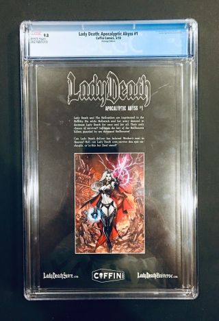 Rare Lady Death (A.  A. ) 1: Action Comics 1 Homage Cover Swipe Variant CGC 9.  8 2