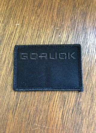 Goruck Vintage Logo Black Patch Gr1 Usa Velcro Rare