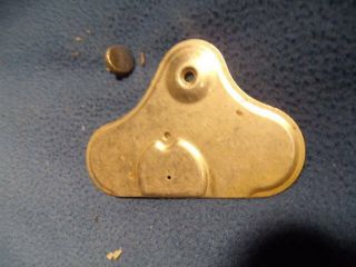 Rare Singer Featherweight 121309 Darning Feeddog Cover Plate With Screw