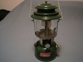 Vintage Coleman Lantern 1 January Of 1976 Model 220 J Double Mantle Nr
