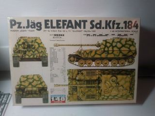 Vintage.  Bandai 1/48 Scale Panzerjager,  Elefant Sd.  Kfz.  184 " Rare "