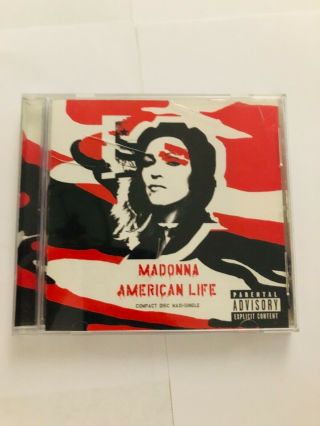 Madonna American Life Maxi Single Cd 6 Track Remix W/die Another Day Oop Rare