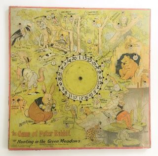 Rare C.  1914 - 15 " Game Of Peter Rabbit " Thornton Burgess,  Harrison Cady,  Quaddy
