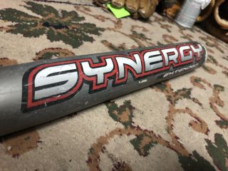 Rare Easton Synergy Extended Cnt Scx3 34 27 Slow Pitch Softball Bat Great Cond