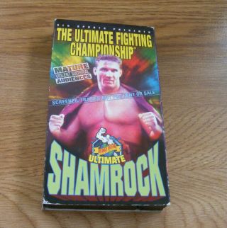 Ultimate Fighting Championship Ufc Ken Shamrock Screener Promo Rare Vhs Gracie