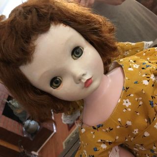 Antique 1950s 24 Inch Madame Alexander Winnie/binnie Cissy Face Walker Doll Tlc
