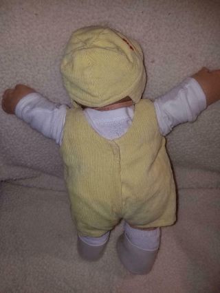 Vintage 1978,  1982 Cabbage Patch Doll Blonde Boy Blue Eyes Overalls Outfit/shoes 2