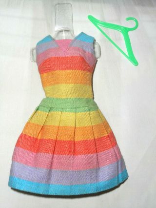 Vintage Barbie Fun N Games 1619 Dress - Bright Colors